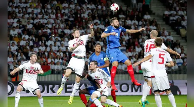 Bielorrusia vs. Francia: por Eliminatorias UEFA a Rusia 2018