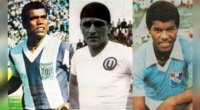 Téofilo Cubillas, Lolo Fernández y Julio César Uribe, emblemas de Alianza, 'U' y Cristal. Téofilo Cubillas, Lolo Fernández y Julio César Uribe, emblemas de Alianza, 'U' y Cristal.