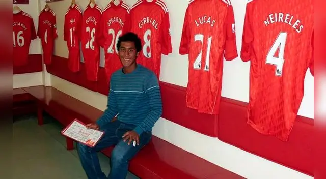 Dentro de los camerinos del Liverpool 