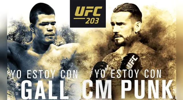 Gall vs Punk será una de las más grandes atracciones de UFC 203 Gall vs Punk será una de las más grandes atracciones de UFC 203