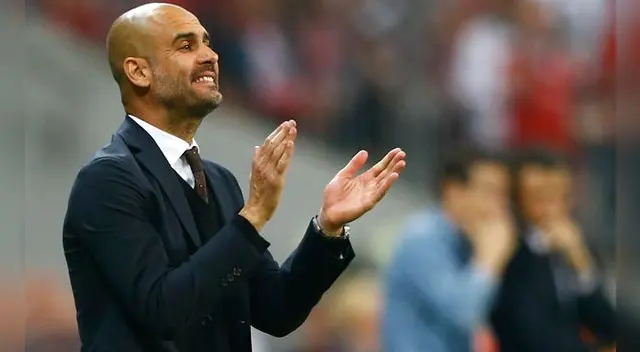 Guardiola motivado tras ganar el derbi, ya apunta a su debut en la Champions League.  Guardiola motivado tras ganar el derbi, ya apunta a su debut en la Champions League.