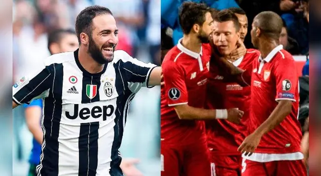 Juventus y Sevilla juegan un vibrante partido en la Champions League. Duelo se juega este miércoles a la 1:45 p. m. (hora peruana), desde el Juventus Stadium, por la señal de ESPN.