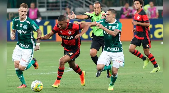 Flamengo empató 1-1 ante Palmeiras en partidazo por Brasileirao Flamengo empató 1-1 ante Palmeiras en partidazo por Brasileirao