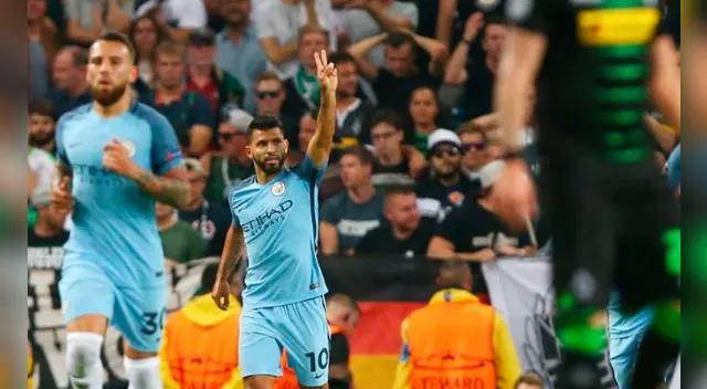 Primer tanto fue de Sergio 'Kun' Agüero.