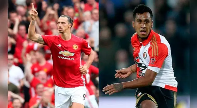 Manchester United vs. Feyenoord: Renato Tapia y Zlatan Ibrahimovic en gran partido de Europa League Manchester United vs. Feyenoord: Renato Tapia y Zlatan Ibrahimovic en gran partido de Europa League