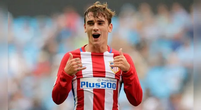 Antoine Griezmann celebra su gol al Celta de Vigo. Antoine Griezmann celebra su gol al Celta de Vigo.