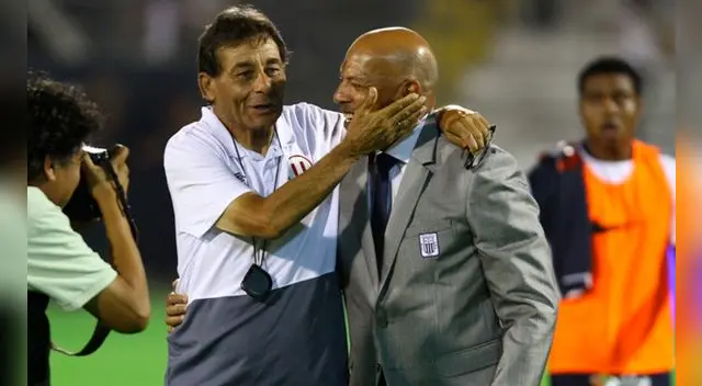 Roberto Chale y Roberto Mosquera durante el primer clásico del año en Matute. Roberto Chale y Roberto Mosquera durante el primer clásico del año en Matute.