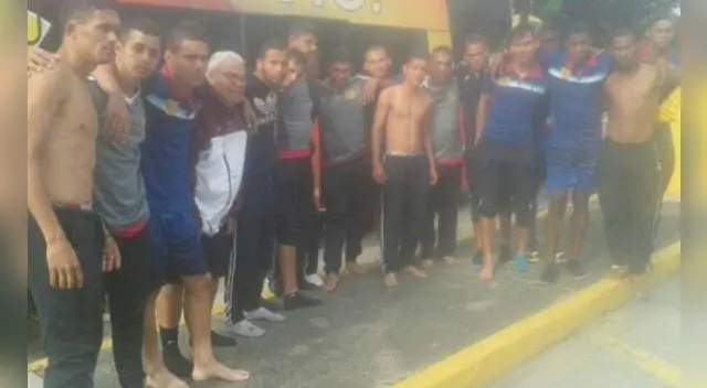 Trujillanos: así terminaron los jugadores tras ser asaltados por encapuchados. Trujillanos: así terminaron los jugadores tras ser asaltados por encapuchados.