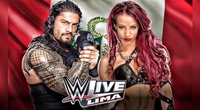 Roman Reigns y Sasha Banks estarán en Lima Roman Reigns y Sasha Banks estarán en Lima
