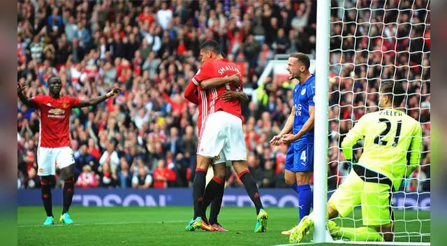 Manchester United vs. Leicester City EN VIVO ONLINE: Smalling abrió la cuenta en Old Trafford Manchester United vs. Leicester City EN VIVO ONLINE: Smalling abrió la cuenta en Old Trafford