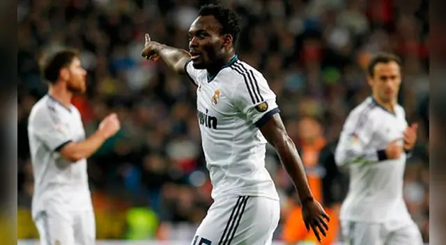 Michael Essien solo jugó una temporada en Real Madrid, cedido por el Chelsea. Michael Essien solo jugó una temporada en Real Madrid, cedido por el Chelsea.