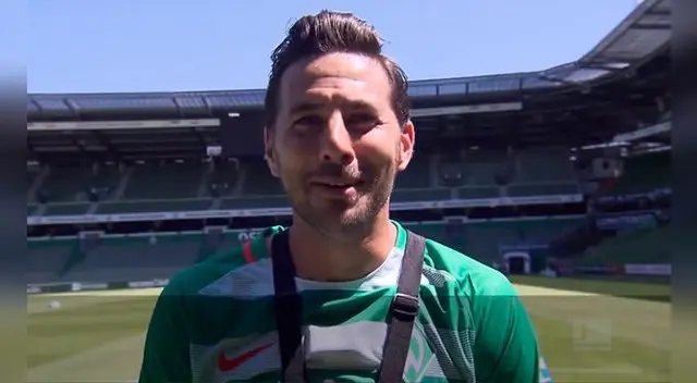 Claudio Pizarro todavía no debuta esta temporada con el Werder Bremen por lesión.