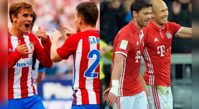 Atlético de Madrid y Bayern Múnich revivirán las semifinales de la temporada pasada Atlético de Madrid y Bayern Múnich revivirán las semifinales de la temporada pasada