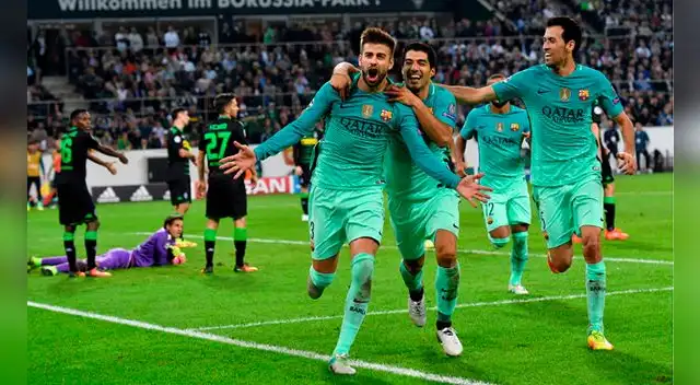 Barcelona remontó y venció 2-1 al Borussia Monchengladbach por Champions League Barcelona remontó y venció 2-1 al Borussia Monchengladbach por Champions League