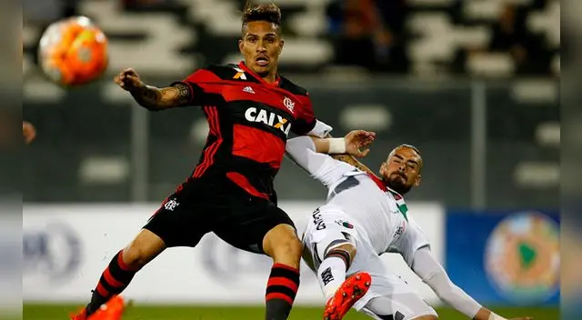 Con Paolo Guerrero, Flamengo cayó 2-1 ante Palestino y fue eliminado de la Copa Sudamericana