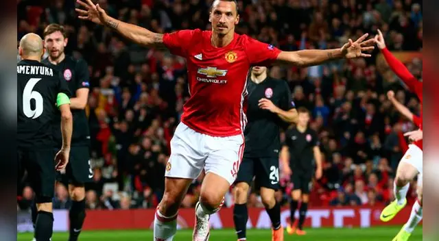 Manchester United, con gol de Zlatan Ibrahimovic, ganó 1-0 al Zorya en Europa League Manchester United, con gol de Zlatan Ibrahimovic, ganó 1-0 al Zorya en Europa League