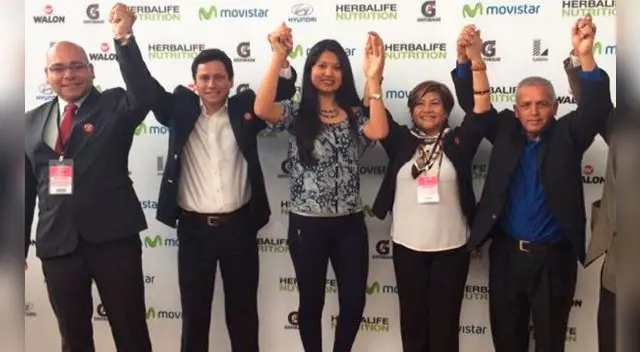 Diana Gonzales durante su presentación como nueva presidenta de la Federación de Vóley.