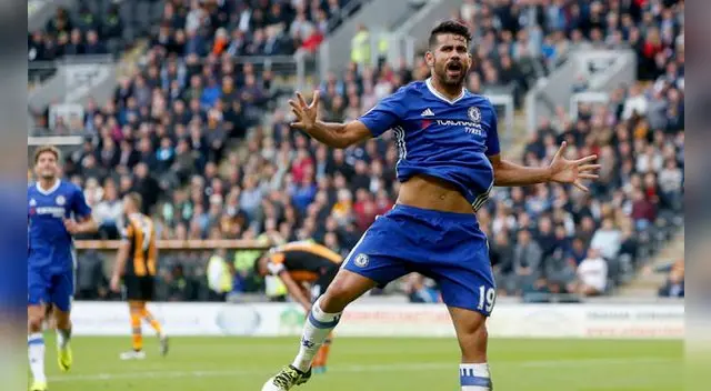 Chelsea vs. Hull City: Diego Costa grita con todo su anotación  Chelsea vs. Hull City: Diego Costa grita con todo su anotación