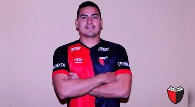 Diego Mayora en su foto de presentación en Colón de Santa Fe. Diego Mayora en su foto de presentación en Colón de Santa Fe.