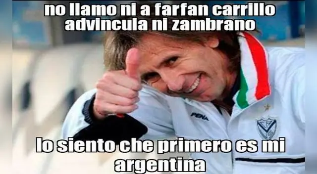 Perú vs. Argentina ya se vive en las redes sociales con memes que anticipan el duelo clave de la ‘Bicolor’ en Eliminatorias Rusia 2018. Perú vs. Argentina ya se vive en las redes sociales con memes que anticipan el duelo clave de la ‘Bicolor’ en Eliminatorias Rusia 2018.