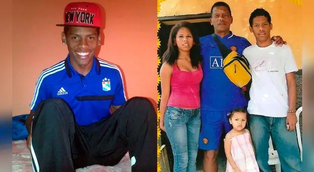 Yair Clavijo durante su etapa como jugador de Sporting Cristal y junto a su familia. Yair Clavijo durante su etapa como jugador de Sporting Cristal y junto a su familia.