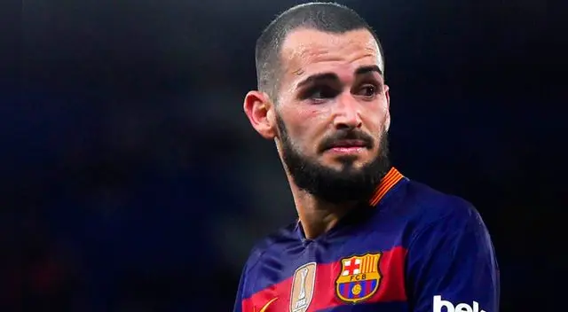 Aleix Vidal durante un partido del Barcelona. Aleix Vidal durante un partido del Barcelona.