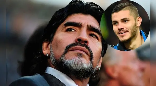 ¿Qué se dijeron Diego Armando Maradona y Mauro Icardi?