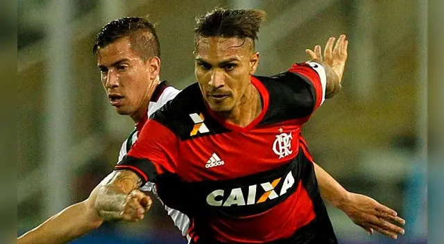 Paolo Guerrero durante el Palestino-Flamengo por Copa Sudamericana. Paolo Guerrero durante el Palestino-Flamengo por Copa Sudamericana.