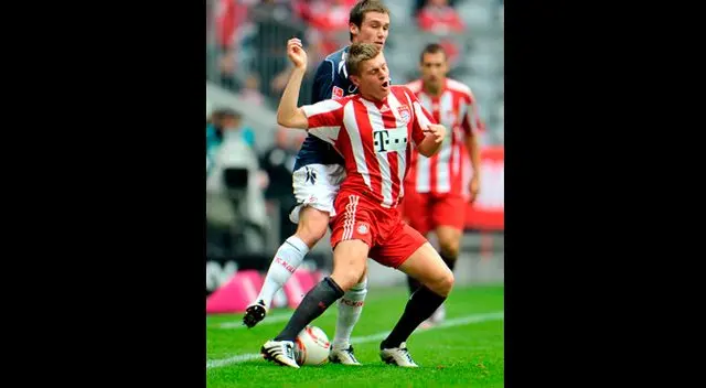 Toni Kroos en su etapa en el Bayern Munich en el 2013.