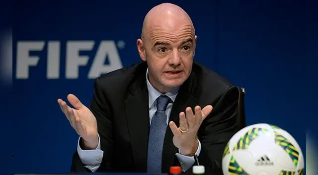 Gianni Infantino durante sus primeras presentaciones como presidente de la FIFA. Gianni Infantino durante sus primeras presentaciones como presidente de la FIFA.