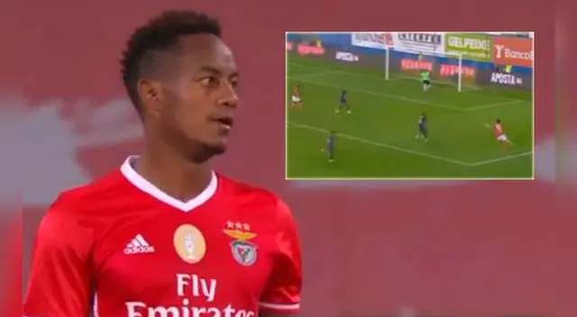 André Carrillo no pudo brillar en el triunfo del Benfica por Copa de Portugal.