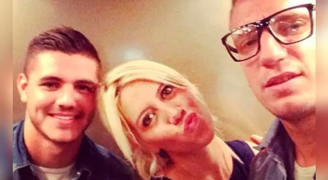 Mauro Icardi, Wanda Nara y Maxi López cuando todo era felicidad.
