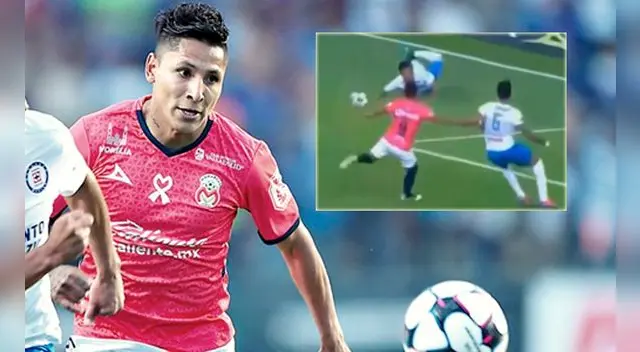 Raúl Ruidíaz falló gol cantado ante Cruz Azul.