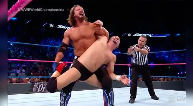 AJ Styles vs. James Ellsworth 