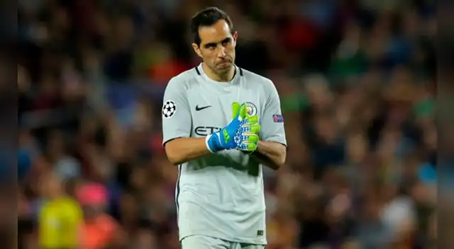 Claudio Bravo y su actuación en el Barcelona vs. Manchester City. Claudio Bravo y su actuación en el Barcelona vs. Manchester City.