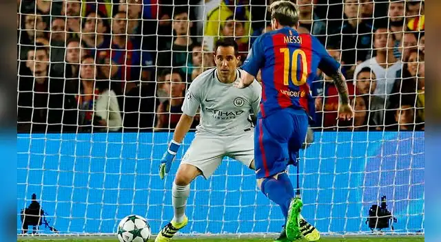 Claudio Bravo y su actuación en el Barcelona vs. Manchester City. Claudio Bravo y su actuación en el Barcelona vs. Manchester City.