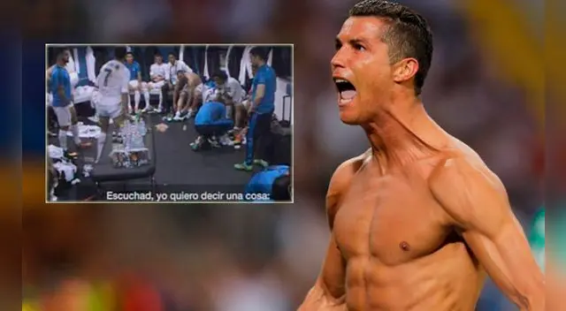 Cristiano Ronaldo dio una épica charla en el descanso de la Undécima.