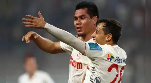 Universitario vs. Comerciantes: el 'Charapa' celebra su gol 