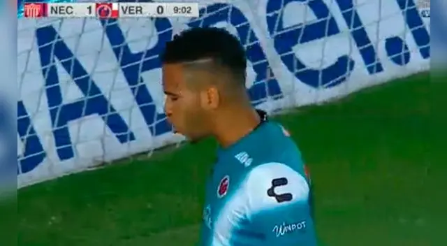 Pedro Gallese se lamenta del gol recibido ante Necaxa. Pedro Gallese se lamenta del gol recibido ante Necaxa.
