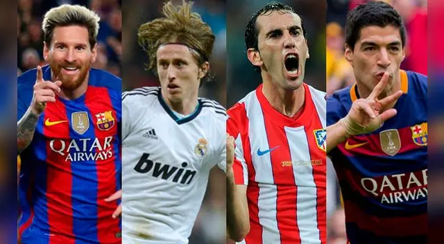 Ganadores de los Premios Liga Santander de la temporada 2015/16.