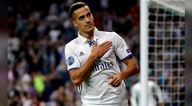 Lucas Vázquez celebra su gol al Legia de Varsovia en la Champions League. Lucas Vázquez celebra su gol al Legia de Varsovia en la Champions League.