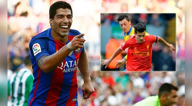 Luis Suárez considera que Mesut Ozil y Philippe Coutinho podrían triunfar en el Barcelona. Luis Suárez considera que Mesut Ozil y Philippe Coutinho podrían triunfar en el Barcelona.