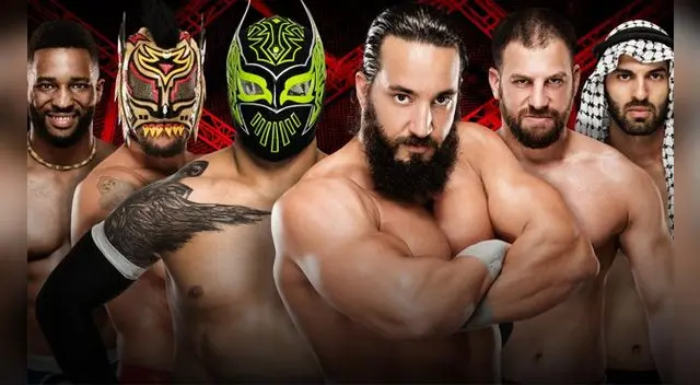 Cedric Alexander, Lince Dorado & Sin Cara vs. Tony Nese, Drew Gulak & Ariya Daivari.