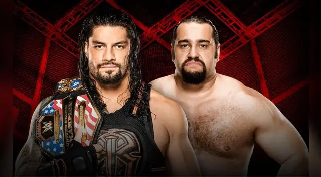 Roman Reigns vs. Rusev, por el campeonato de los Estados Unidos.