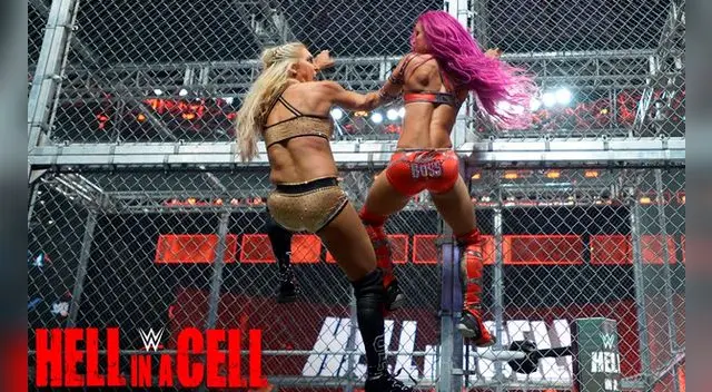 Sasha Banks perdió el título femenino ante Charlotte en WWE Hell in a Cell 2016 Sasha Banks perdió el título femenino ante Charlotte en WWE Hell in a Cell 2016