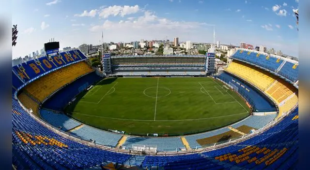 Estadio 'La Bombonera' de Boca Juniors en Argentina.