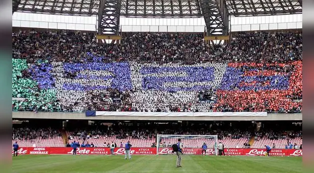 Estadio San Paolo del Napolí en Italia.