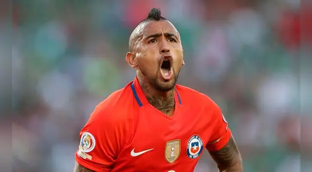 Arturo Vidal feliz porque Chile ascendió a la zona de repechaje en las Eliminatorias 2018 Arturo Vidal feliz porque Chile ascendió a la zona de repechaje en las Eliminatorias 2018