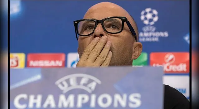 Jorge Sampaoli en conferencia de prensa previa al Sevilla-Dinamo por Champions League. Jorge Sampaoli en conferencia de prensa previa al Sevilla-Dinamo por Champions League.