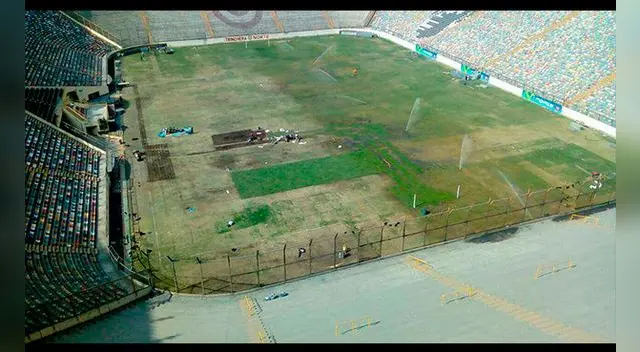 Así luce el Estadio Monumental a cuatro días del clásico. Así luce el Estadio Monumental a cuatro días del clásico.